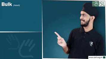 Sign Language Bulk GIF by ISL Connect