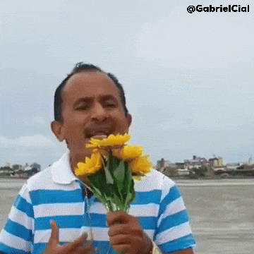 Happy Birthday Flowers GIF