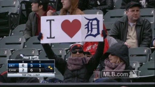 Major League Baseball Love GIF