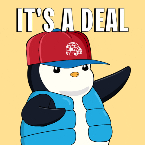 Penguin Agree GIF by Pudgy Penguins