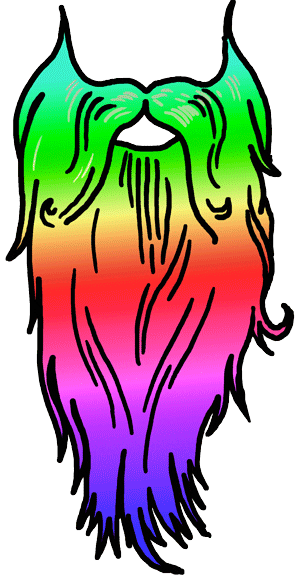 Beard Barba Sticker by TresDoce