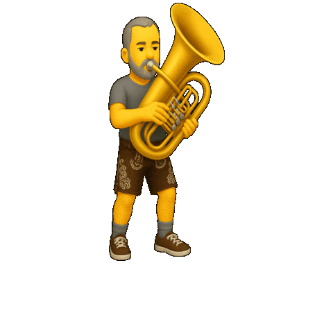 Bariton Sticker by Rampenhirsche