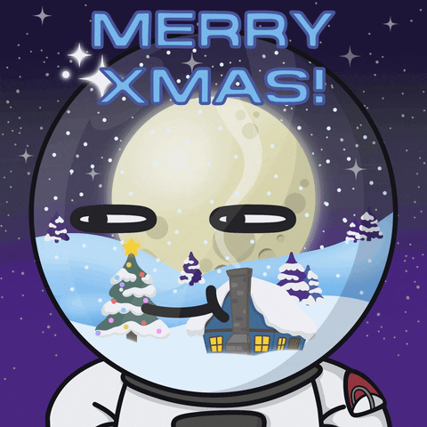 Surprised Merry Christmas GIF by Space Riders