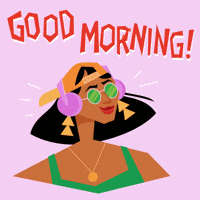 Good Morning Reaction GIF by Hello All