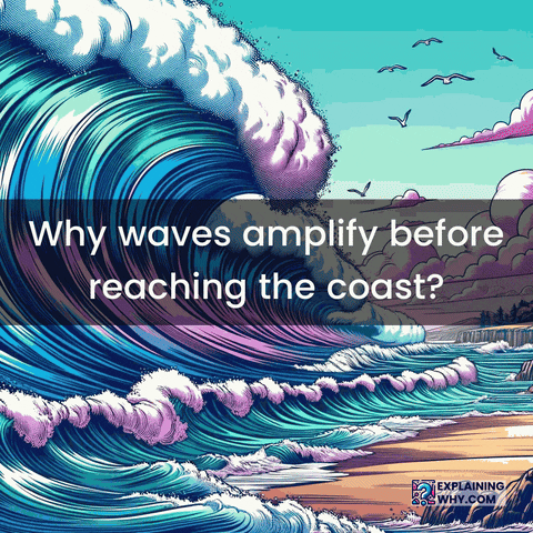 Amplification Of Waves On The Coast GIF by ExplainingWhy.com
