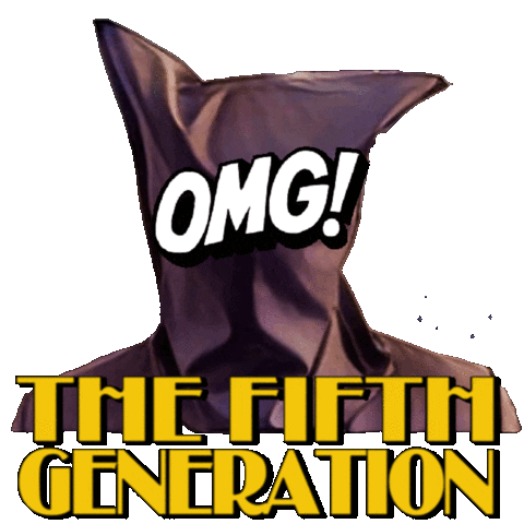 The Fifth Generation Sticker by anti kino