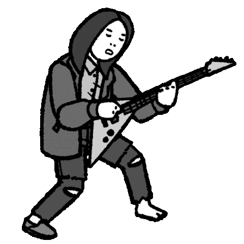 Guitar Jamming Sticker