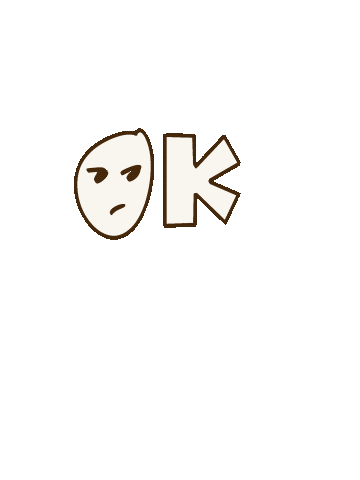Angry Ok Sticker