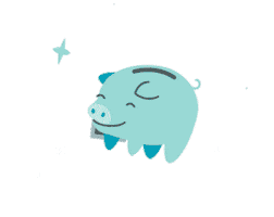 Money Pig Sticker by Great Southern Bank