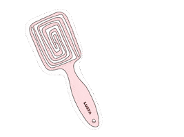 Brush Wig Sticker by Lusta Hair