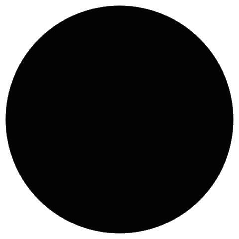 Black Circle Sticker by Adimals Werbeagentur