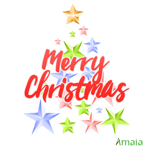 Merry Christmas Sticker by Amaia Land