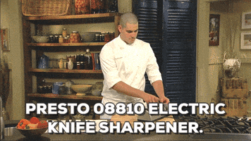 sandraericson chef chopping cutlery kitchen knife GIF