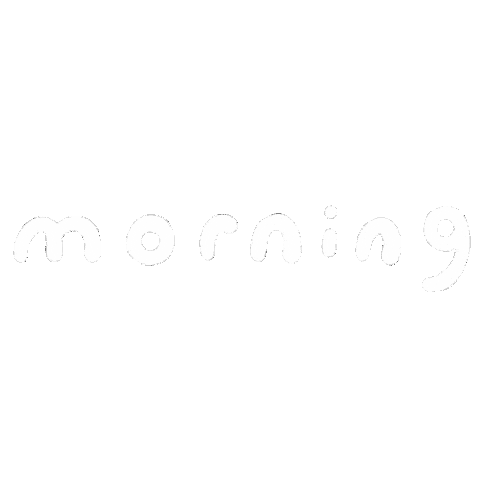 Morning 手寫字 Sticker