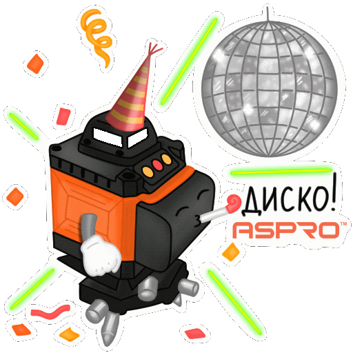 Party Celebrating Sticker by ASPRO
