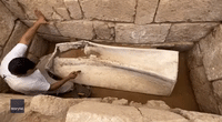 Ancient Roman Sarcophagus Found in Gaza Strip