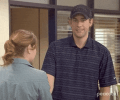 Season 4 Flirting GIF by The Office