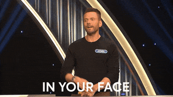 Joel Mchale Point GIF by ABC Network