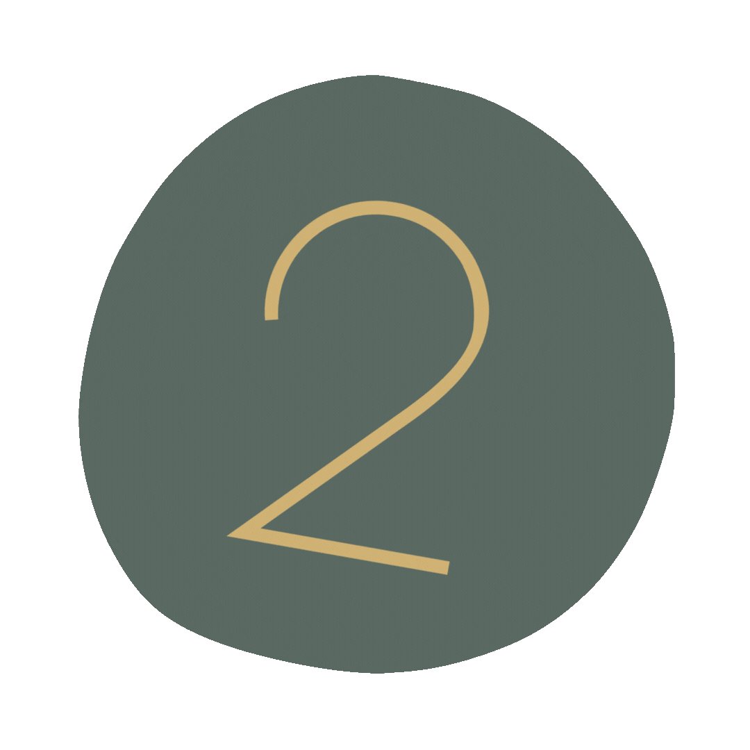 Circle Number Sticker by Design by Tessa