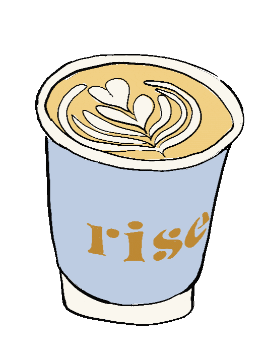 Coffee Rise Sticker by risebrunch