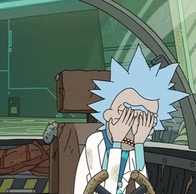 Rick And Morty Facepalm GIF