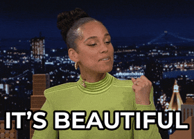 Alicia Keys Wow GIF by The Tonight Show Starring Jimmy Fallon