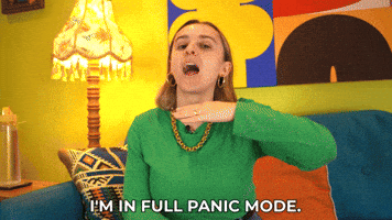 Panic Hannah GIF by HannahWitton