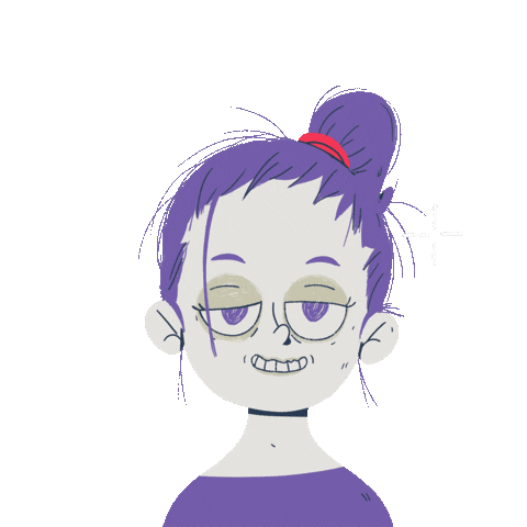 Girl Loop Sticker by Yimbo