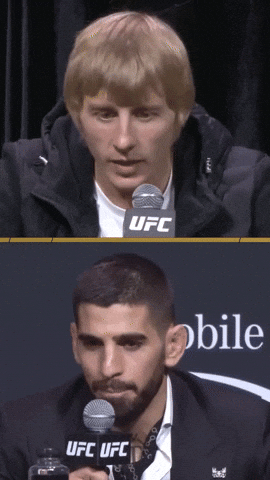 Press Conference Ufc GIF