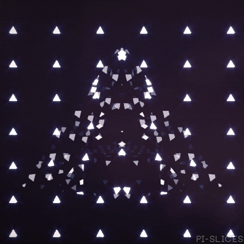 reflection triangle GIF by Pi-Slices
