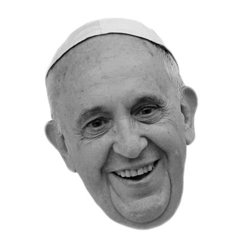 Pope Francis Sticker by Clarín