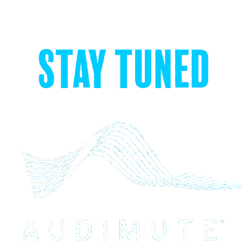 Stay Tuned Sticker by Audimute