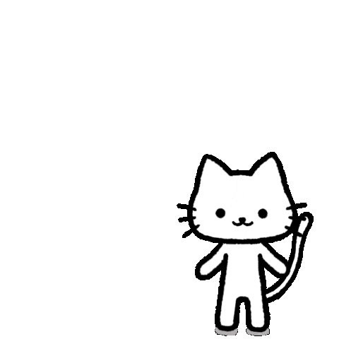 Happy Cat Sticker by おちょう