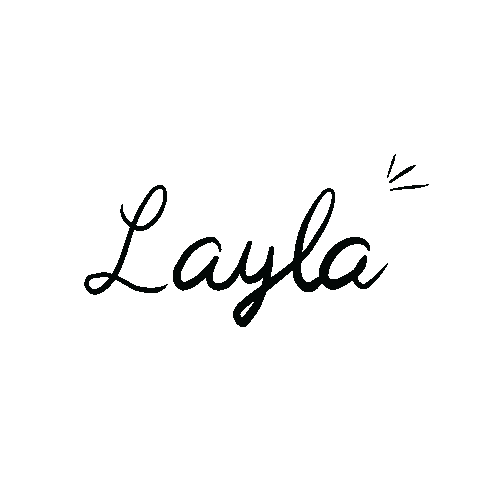 Name Layla Sticker