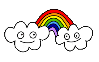 Rainbow Sticker by KUMATAN
