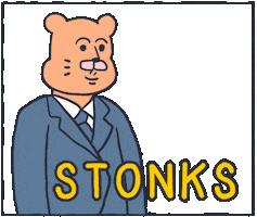 Stonks Sticker