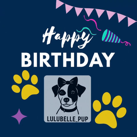 Happy Birthday Dog GIF