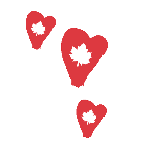 Saint John Heart Sticker by Uptown Saint John BIA