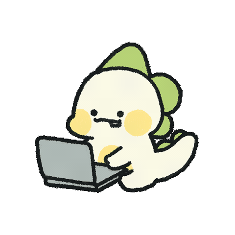 Dino Laptop Sticker