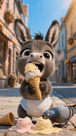 Hungry Ice Cream GIF by Hugo El Burrito