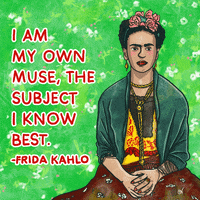 Frida Kahlo Woman GIF by INTO ACTION