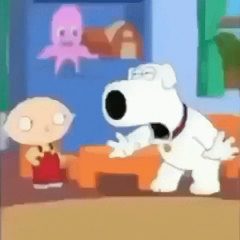 Freaking Out Family Guy GIF