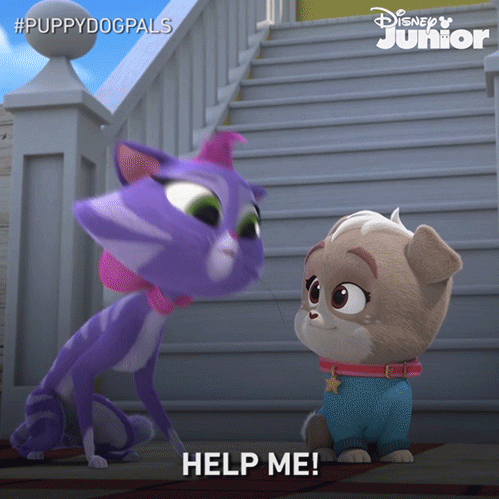 Scared Help Me GIF by DisneyJunior
