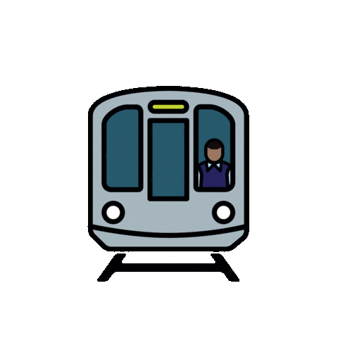 Public Transit Train Sticker by Metro Los Angeles