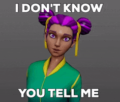 I Dont Know You Tell Me GIF by Bowling Clash: New Legends