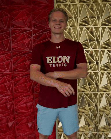 Elon Mens Tennis GIF by Elon Phoenix