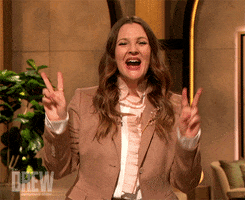 Peace Out Smile GIF by The Drew Barrymore Show