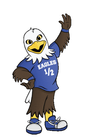 Mascot Sticker by The Hubbard Eagle