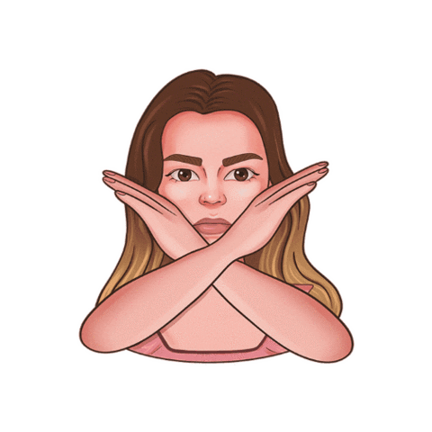 Angry Serious Face Sticker