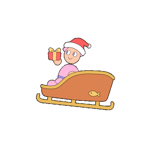Merry Christmas Santa Sticker by Fatman